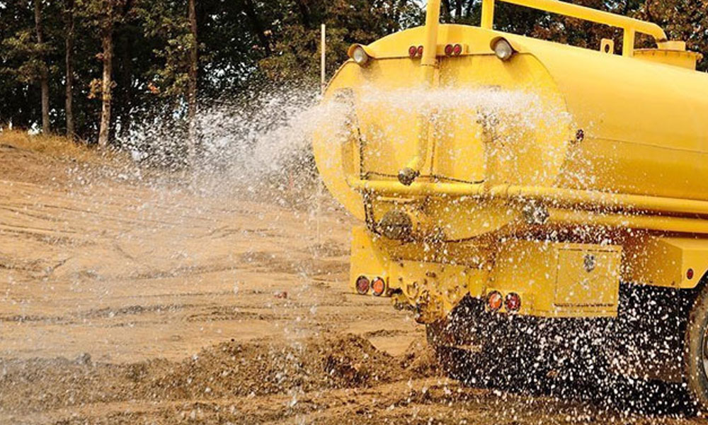 Water Tanker Rental for Construction Work